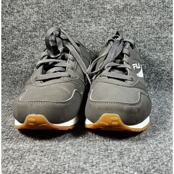 Fila Sneakers Women 5.5 Gray Classic 18 Faux Leather Athletic Walking Running - Picture 7 of 9